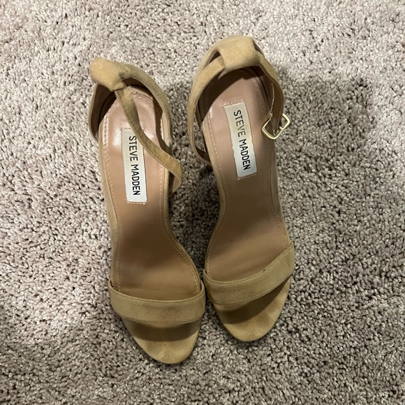 Nude colored Steve Madden “Carrson” heels SZ 8 - Picture 4 of 9